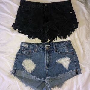 Vintage Distressed Shorts